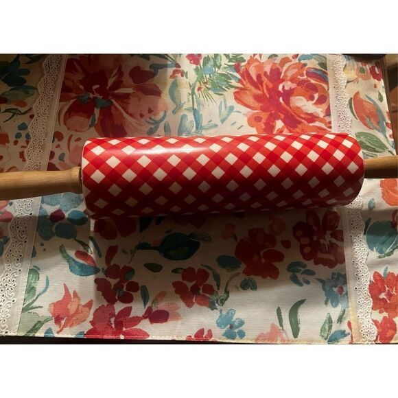 The Pioneer Woman Other - Unused Pioneer Woman Charming Check Rolling Pin Rare!